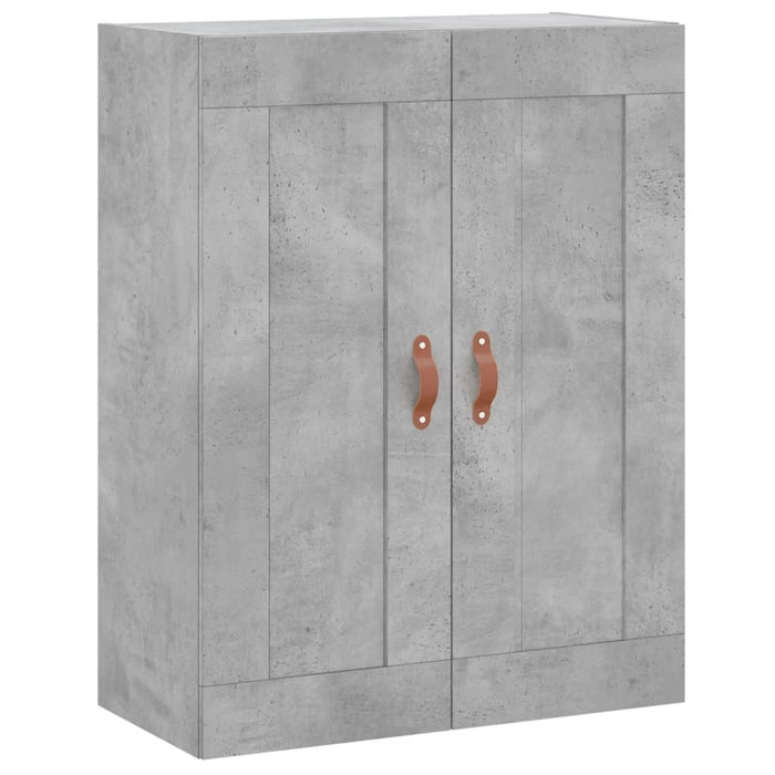 Dulap înalt, gri beton, 69,5x34x180, lemn compozit - WALTI WALTI