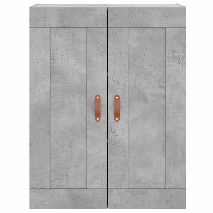 Dulap înalt, gri beton, 69,5x34x180, lemn compozit - WALTI WALTI