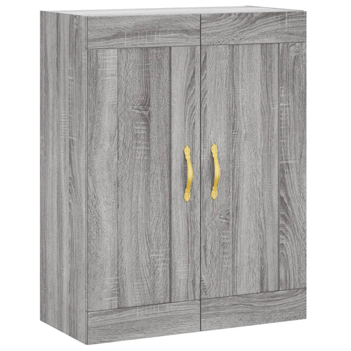 Dulap înalt, gri sonoma, 69,5x34x180 cm, lemn compozit WALTI