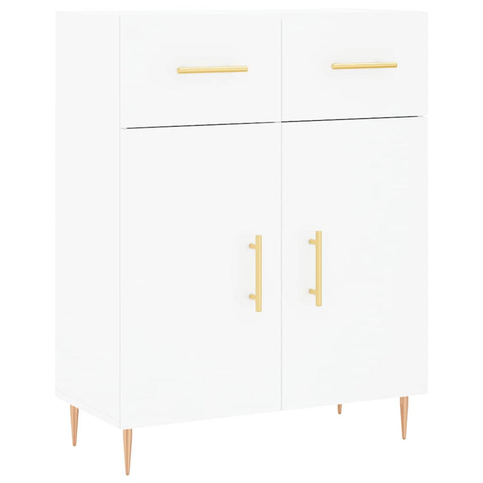 Dulap înalt, alb, 69,5x34x180 cm, lemn compozit - WALTI WALTI