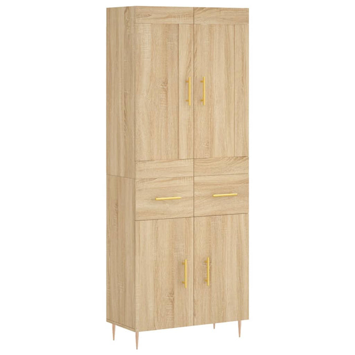 Dulap înalt, stejar sonoma, 69,5x34x180 cm, lemn compozit - WALTI WALTI