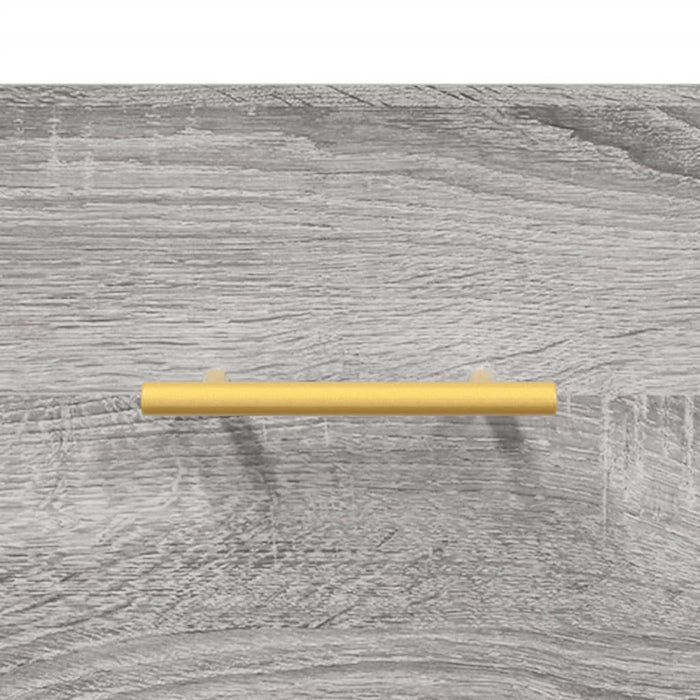 Dulap înalt, gri sonoma, 69,5x34x180 cm, lemn compozit WALTI