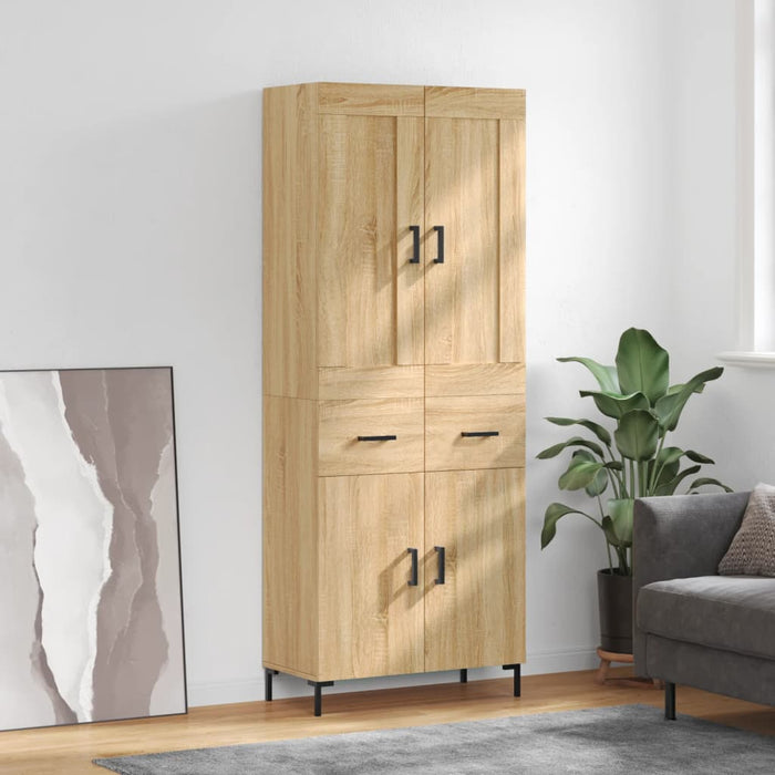 Dulap înalt, stejar sonoma, 69,5x34x180 cm, lemn compozit - WALTI WALTI
