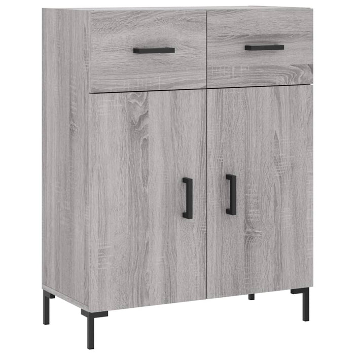 Dulap înalt, gri sonoma, 69,5x34x180 cm, lemn compozit - WALTI WALTI