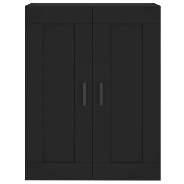 Dulap înalt, negru, 69,5x34x180 cm, lemn compozit WALTI