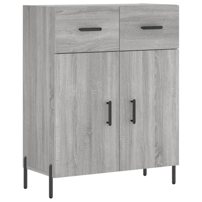 Dulap înalt, gri sonoma, 69,5x34x180 cm, lemn compozit - WALTI WALTI