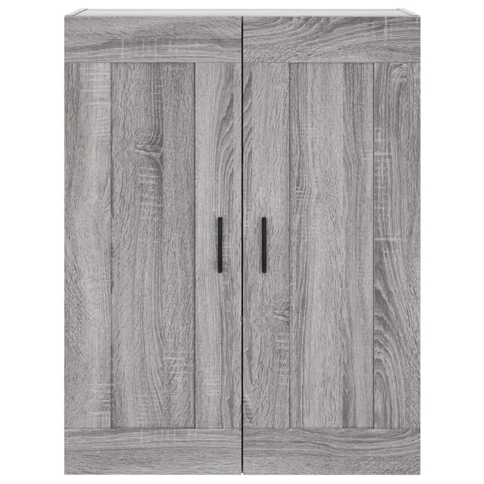 Dulap înalt, gri sonoma, 69,5x34x180 cm, lemn compozit WALTI
