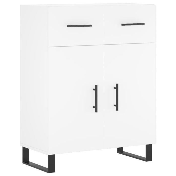 Dulap înalt, alb, 69,5x34x180 cm, lemn compozit - WALTI WALTI