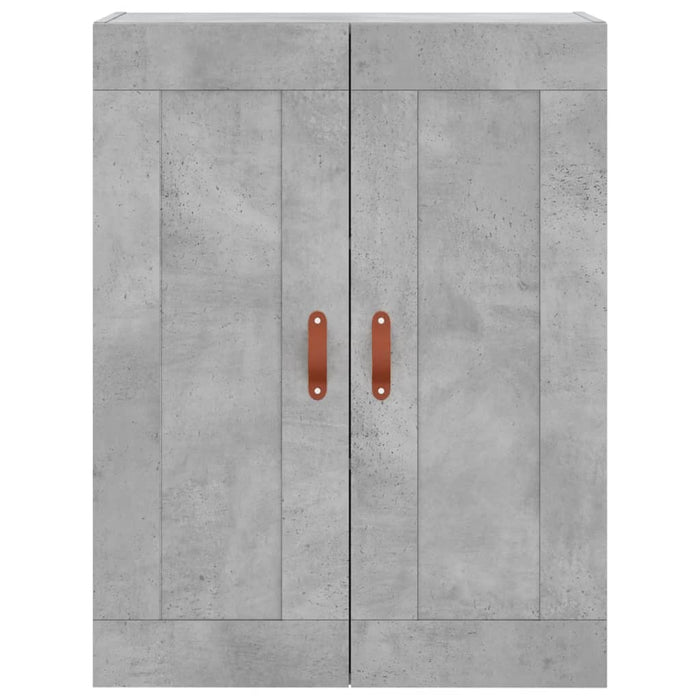 Dulap înalt, gri beton, 69,5x34x180, lemn compozit - WALTI WALTI