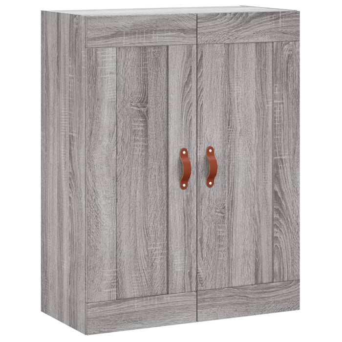 Dulap înalt, gri sonoma, 69,5x34x180 cm, lemn compozit WALTI