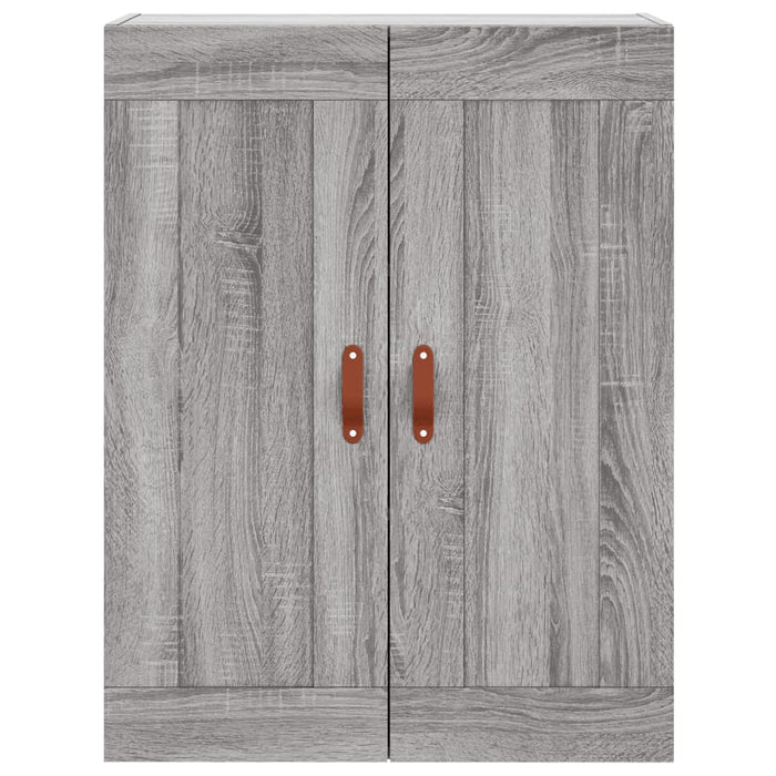Dulap înalt, gri sonoma, 69,5x34x180 cm, lemn compozit WALTI