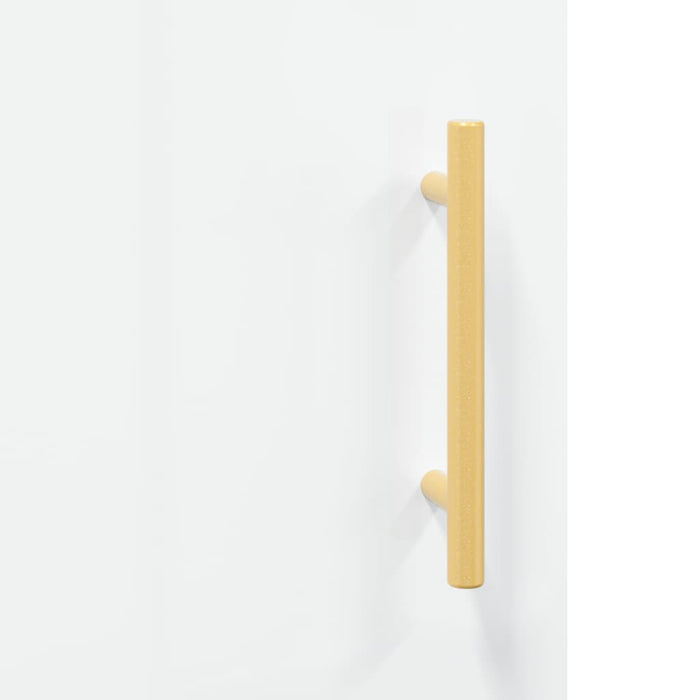 Dulap înalt, alb extralucios, 69,5x34x180 cm, lemn compozit WALTI