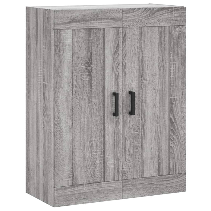 Dulap înalt, gri sonoma, 69,5x34x180 cm, lemn compozit WALTI