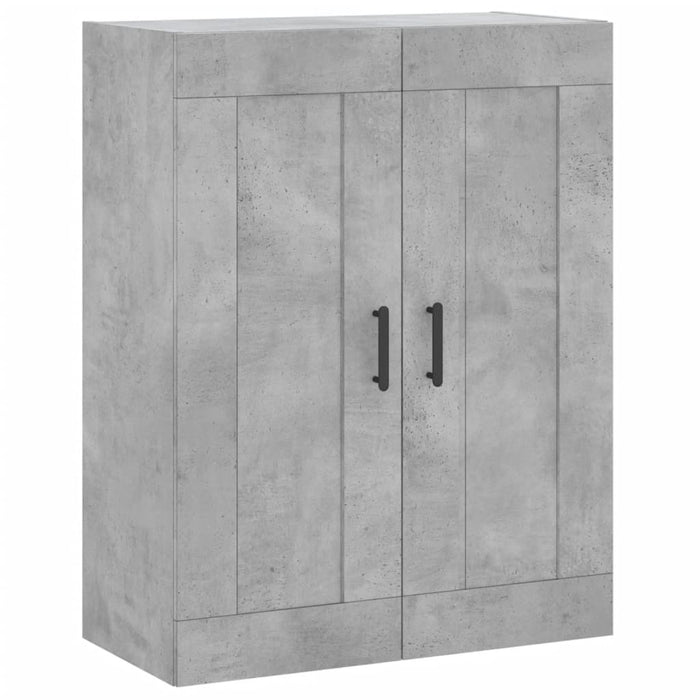 Dulap înalt, gri beton, 69,5x34x180, lemn compozit - WALTI WALTI