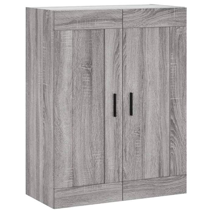Dulap înalt, gri sonoma, 69,5x34x180 cm, lemn compozit WALTI