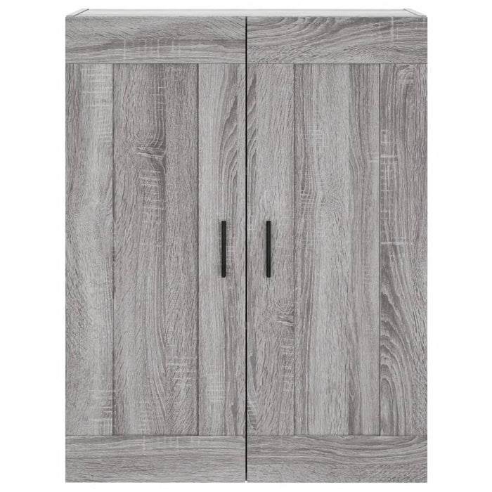 Dulap înalt, gri sonoma, 69,5x34x180 cm, lemn compozit WALTI