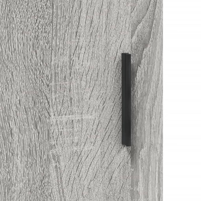 Dulap înalt, gri sonoma, 69,5x34x180 cm, lemn compozit WALTI