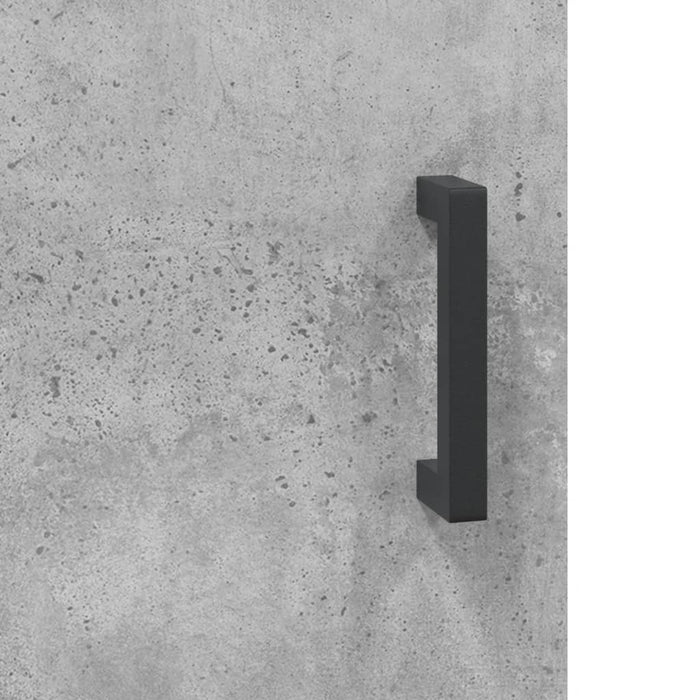 Dulap înalt, gri beton, 69,5x34x180, lemn compozit - WALTI WALTI