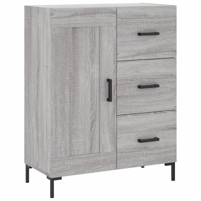 Dulap înalt, gri sonoma, 69,5x34x180 cm, lemn compozit - WALTI WALTI