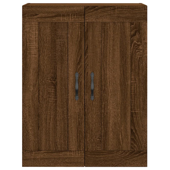Dulap înalt, stejar maro, 69,5x34x180 cm, lemn compozit WALTI