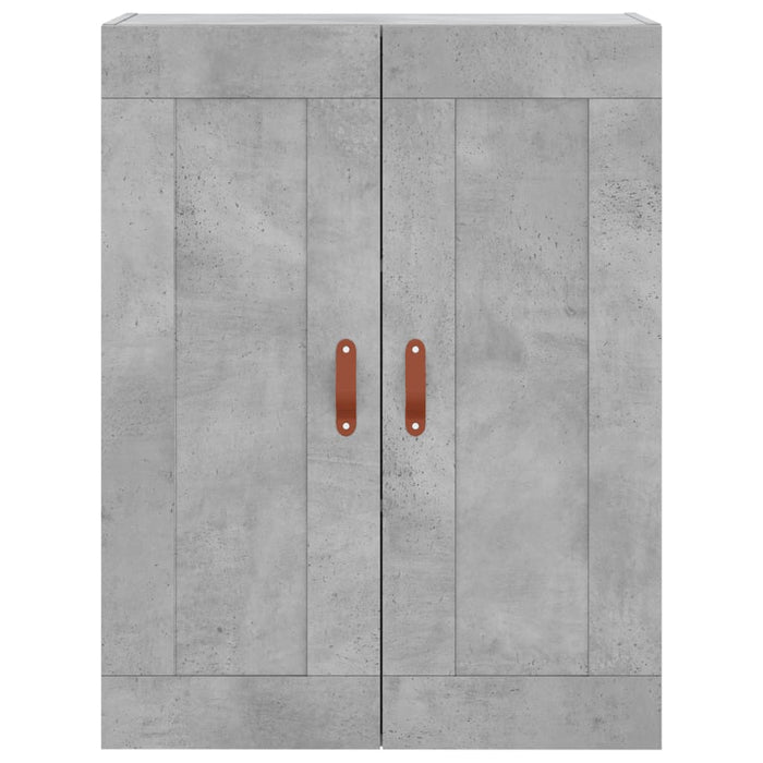 Dulap înalt, gri beton, 69,5x34x180, lemn compozit - WALTI WALTI