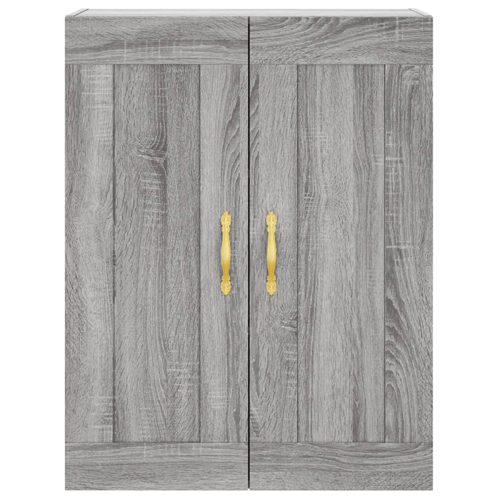 Dulap înalt, gri sonoma, 69,5x34x180 cm, lemn compozit - WALTI WALTI