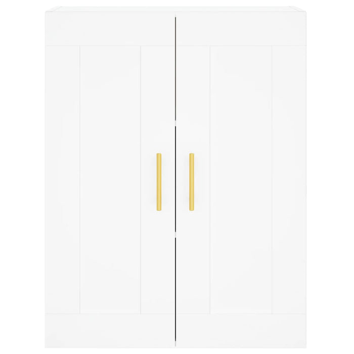 Dulap înalt, alb, 69,5x34x180 cm, lemn compozit WALTI