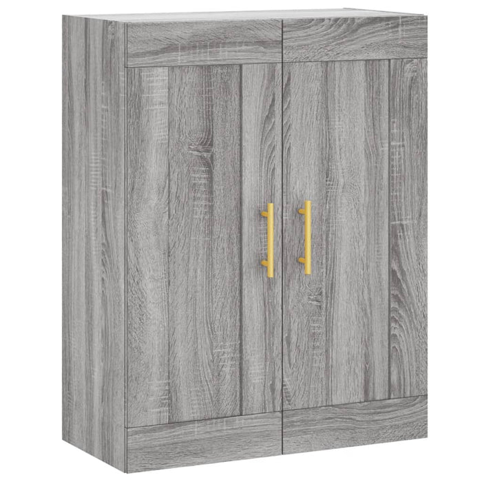 Dulap înalt, gri sonoma, 69,5x34x180 cm, lemn compozit - WALTI WALTI