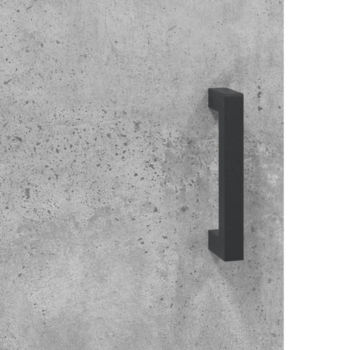 Dulap înalt, gri beton, 69,5x34x180, lemn compozit - WALTI WALTI