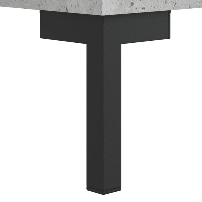 Dulap înalt, gri beton, 69,5x34x180, lemn compozit - WALTI WALTI