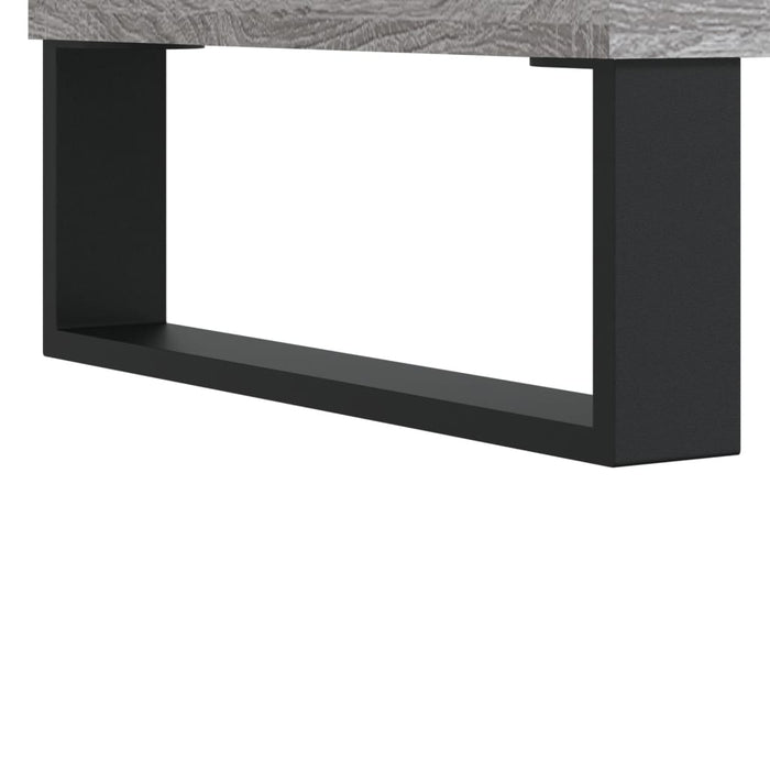 Dulap înalt, gri sonoma, 69,5x34x180 cm, lemn compozit WALTI