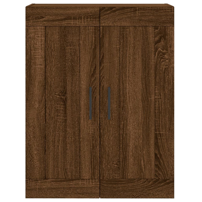 Dulap înalt, stejar maro, 69,5x34x180 cm, lemn compozit WALTI