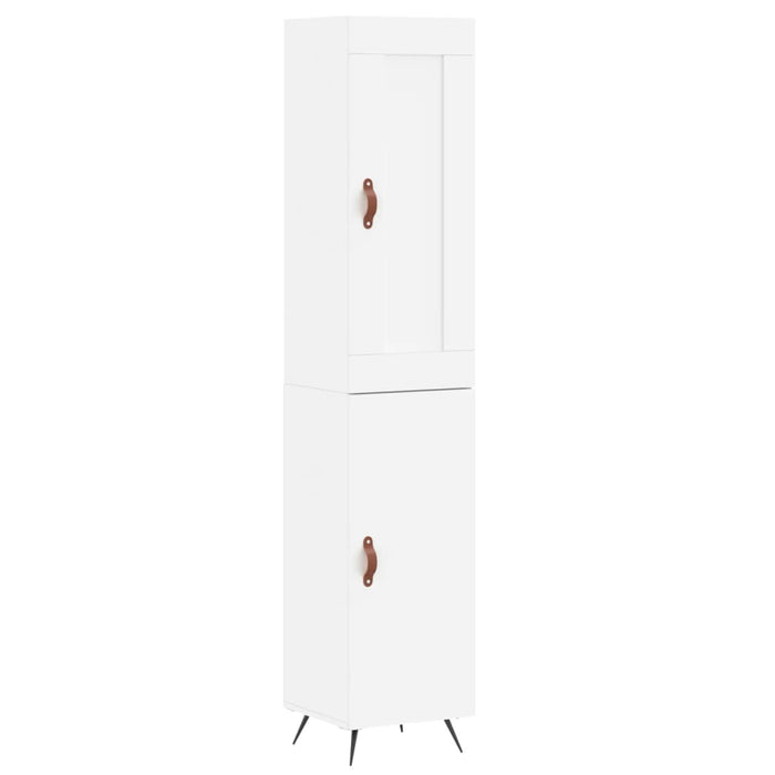 Dulap înalt, alb, 34,5x34x180 cm, lemn prelucrat WALTI