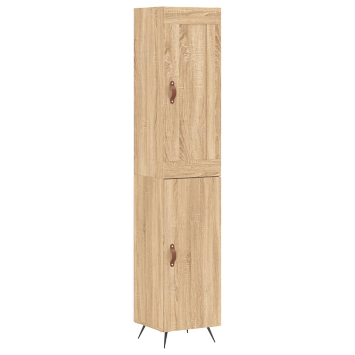 Dulap înalt, stejar sonoma, 34,5x34x180 cm, lemn prelucrat WALTI