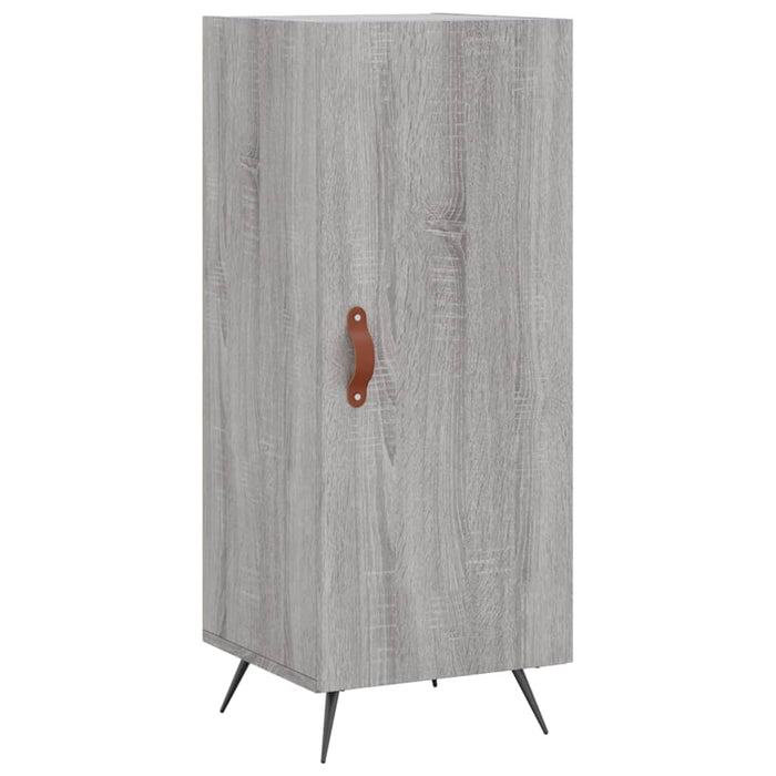 Dulap înalt, gri sonoma, 34,5x34x180 cm, lemn prelucrat - WALTI WALTI