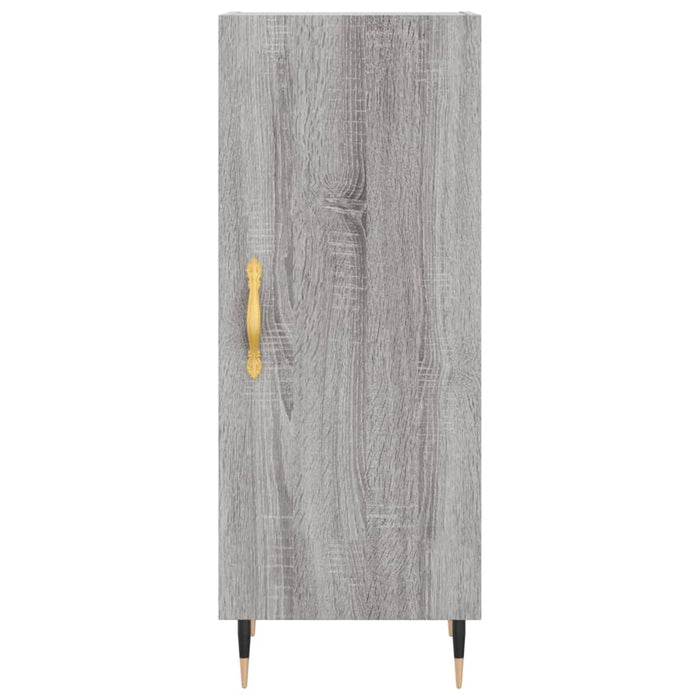 Dulap înalt, gri sonoma, 34,5x34x180 cm, lemn prelucrat WALTI