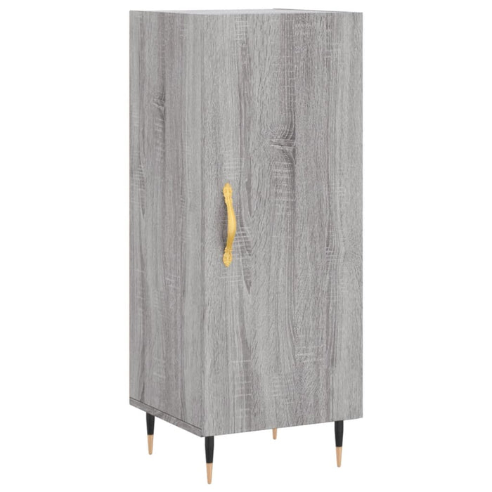 Dulap înalt, gri sonoma, 34,5x34x180 cm, lemn prelucrat WALTI