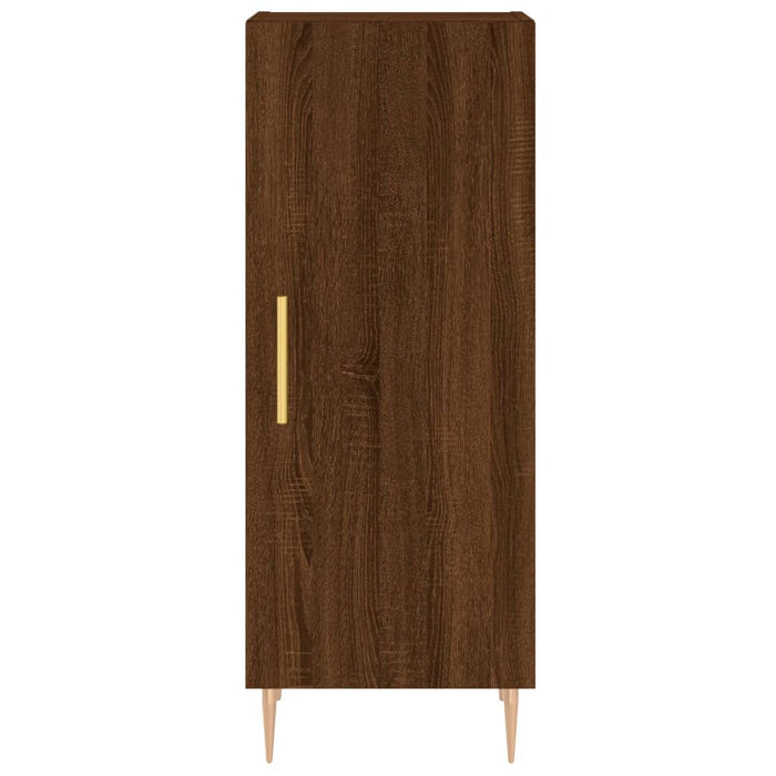 Dulap înalt, stejar maro, 34,5x34x180 cm, lemn prelucrat WALTI