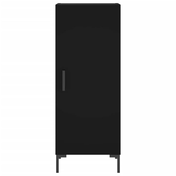 Dulap înalt, negru, 34,5x34x180 cm, lemn prelucrat WALTI