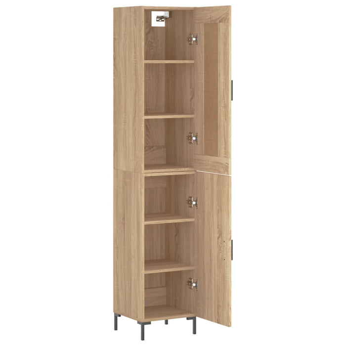 Dulap înalt, stejar sonoma, 34,5x34x180 cm, lemn prelucrat WALTI