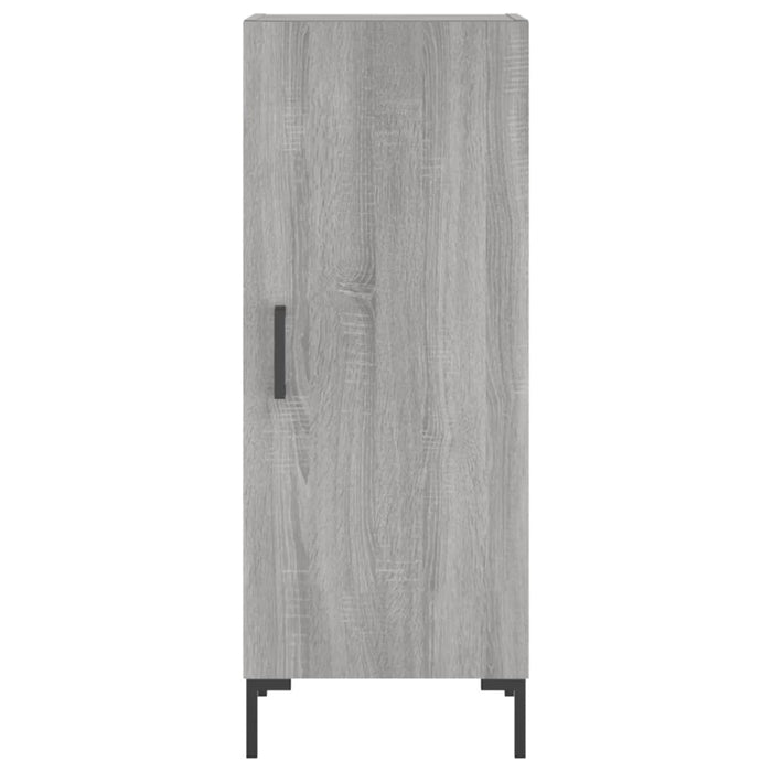 Dulap înalt, gri sonoma, 34,5x34x180 cm, lemn prelucrat WALTI