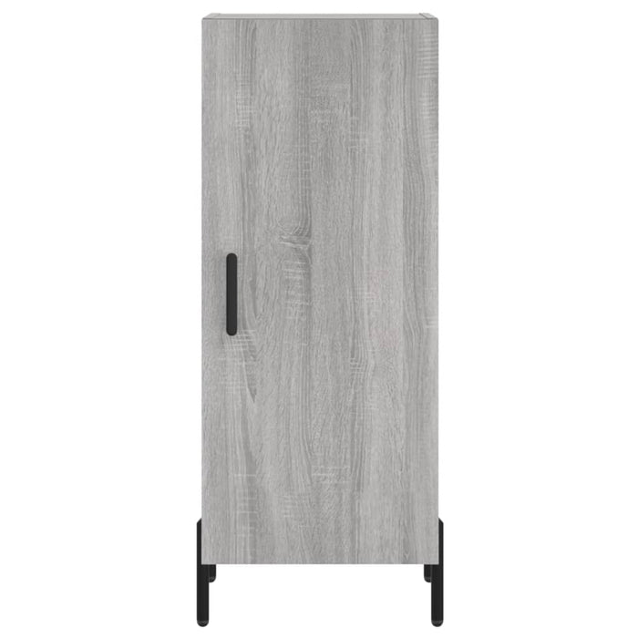 Dulap înalt, gri sonoma, 34,5x34x180 cm, lemn prelucrat WALTI