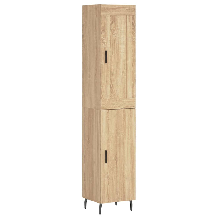 Dulap înalt, stejar sonoma, 34,5x34x180 cm, lemn prelucrat WALTI