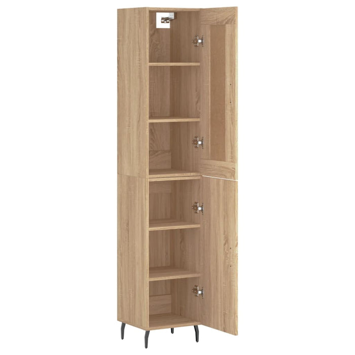Dulap înalt, stejar sonoma, 34,5x34x180 cm, lemn prelucrat WALTI