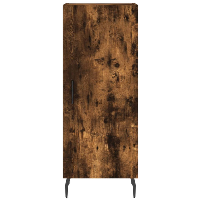 Dulap înalt, stejar fumuriu, 34,5x34x180 cm, lemn prelucrat - WALTI WALTI
