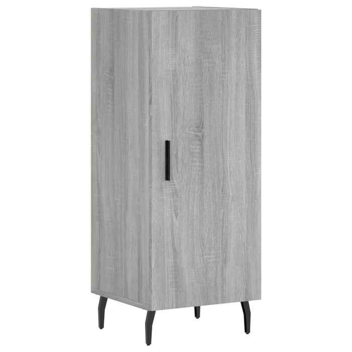 Dulap înalt, gri sonoma, 34,5x34x180 cm, lemn prelucrat WALTI