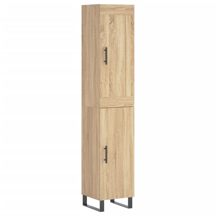 Dulap înalt, stejar sonoma, 34,5x34x180 cm, lemn prelucrat WALTI