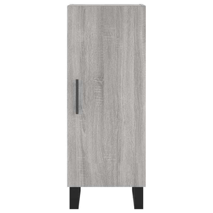 Dulap înalt, gri sonoma, 34,5x34x180 cm, lemn prelucrat WALTI