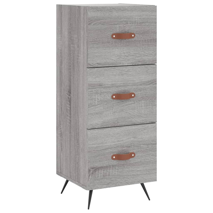 Dulap înalt, gri sonoma, 34,5x34x180 cm, lemn prelucrat WALTI