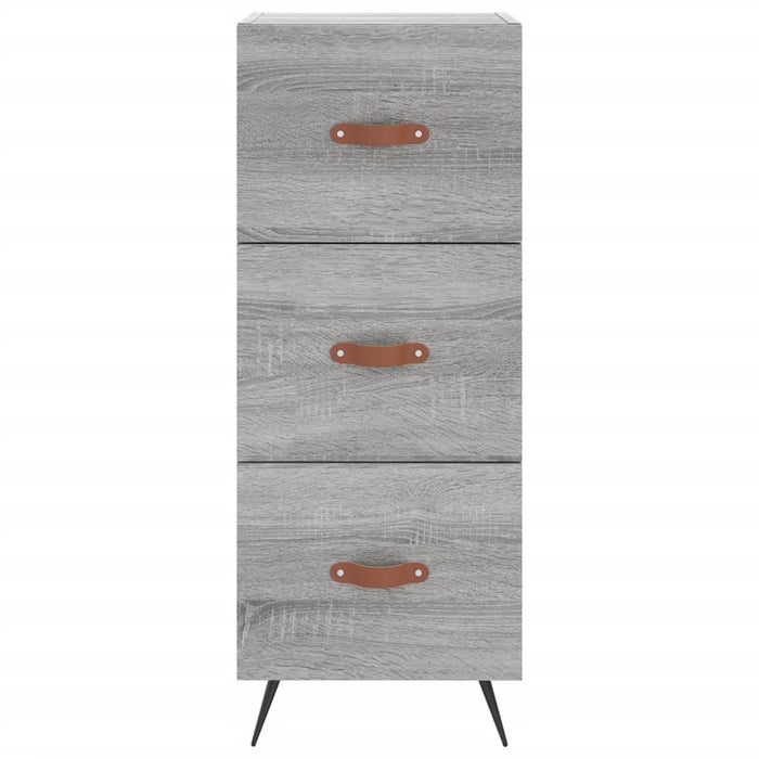 Dulap înalt, gri sonoma, 34,5x34x180 cm, lemn prelucrat WALTI